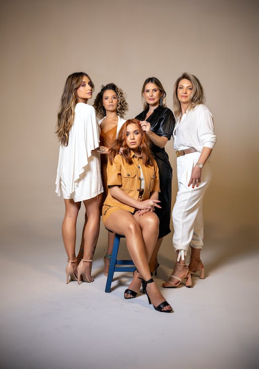 a group of model having fun wearing our most favorite clothes of this month